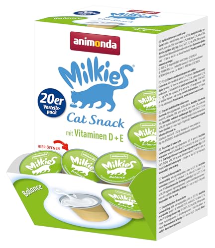 animonda Vom Feinsten Milkies Balance Katzenmilch portioniert 4 x 20 Cups 15 g