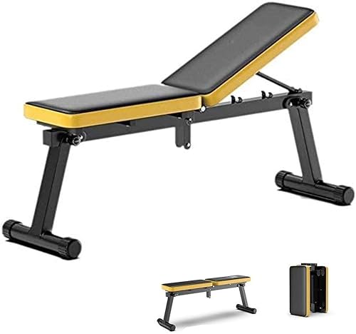 Hantelbank Krafttrainingsbank Verstellbare Bänke Sit-Ups Sport Übung Flache Ausrüstung Faltbare Home Workout Fitness Bank