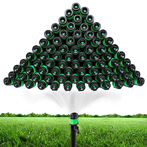 50 Stück Bewässerung Tropfer Sprinkler 360 Grad Einstellbare Bewässerungssystem Für 1 4 4-7 Mm Tröpfchenbewässerung Tube Für Garten Gewächshaus Rasenbewässerung
