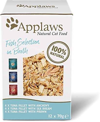 Applaws Cat Pouch Multipack 12x70g Fish Selection