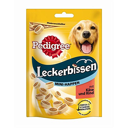 Pedigree Leckerbissen Mini-Happen 6x 140g Hundesnack GroÃŸpack
