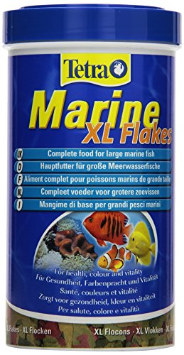 Tetra Marine XL Flakes - vollwertiges Flocken-Fischfutter für große Meerwasserfische 500 ml Dose