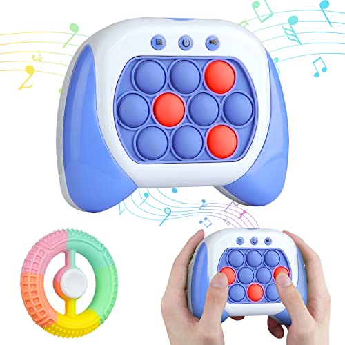 Coolden Pop Fidget Spiel Quick Push Game Fidget Toys Elektronisches Sensorspiel Push Bubble Fidget Sensory Squeeze Toys mit Handheld Fidget Toy Dekompressions Spielzeug Geschenk für Kinder Erwachsene