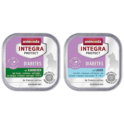 animonda Integra Protect Diabetes Katze animonda Integra Protect Diabetes Katze Diät Katzenfutter Nassfutter bei Diabetes mellitus mit Lachs 16 x 100 g