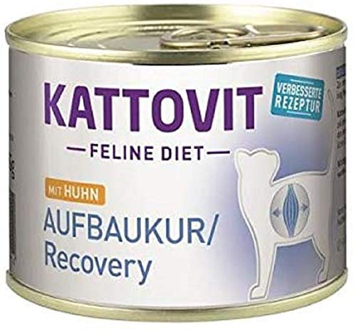 Kattovit Feline Diet Aufbaukur Recovery Huhn 12x185g