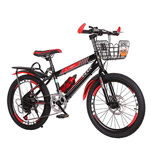 FUFU 20 und Fahrräder Variable Geschwindigkeit Berg Sport Outdoor Radfahren 7 14 Jahre alt Color Red Size 18in