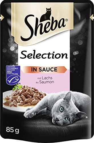 Sheba Cuisine Katzenfutter mit Lachs in Sauce 85g