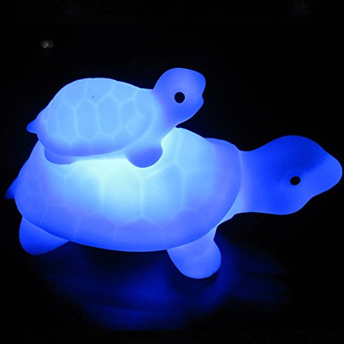 dontdo Nachtlicht für Kinder niedliches Schildkröten-Nachtlicht für Weihnachten Party-Dekoration Weiß