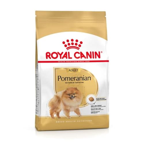 Royal Canin Pomeranian Adult 1 5 kg Alleinfuttermittel für Hunde Trockenfutter für ausgewachsene und ältere Zwergspitze Ab dem 8. Monat Angepassten Mineralstoffgehalt