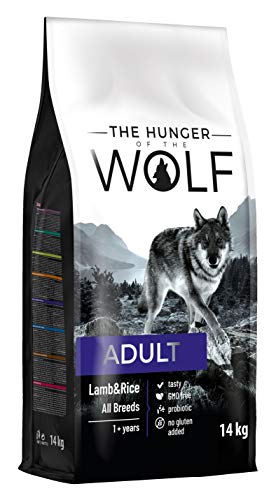 The Hunger of the Wolf Hundefutter ausgewachsene Hunde aller Rassen Fein zubereitetes Lamm und Reis   14