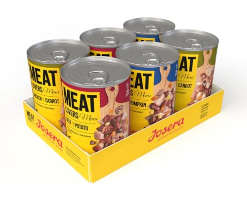 Josera Meat Lovers Menu Multipack für hoher Fleischanteil getreidefrei Alleinfuttermittel 6x400g