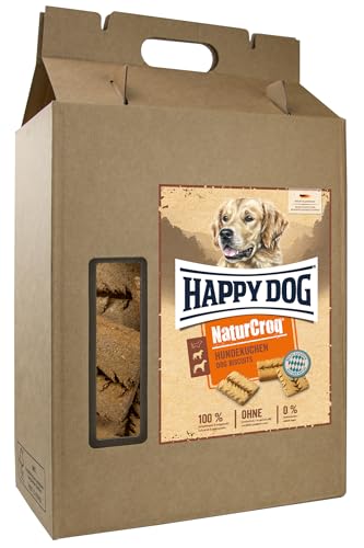 Happy Dog 60739 - NaturCroq Hundekuchen - Vollkorn-Snack für mittlere und große Hunde- 5 kg Inhalt