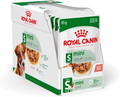 Royal Canin Mini Adult 12 x 85 g Nassfutter für ausgewachsene kleine Hunde Kann zur optimalen Versorgung kleiner Hunderassen eingesetzt werden