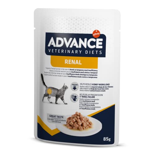 Advance Veterinary Diets Renal Nassfutter für Katzen Multipack 12 Beutel 85 g