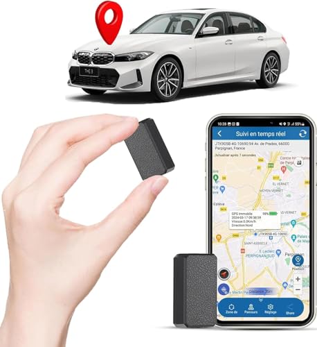 Mini GPS Tracker Magnetischer Micro GPS Tracker für Fahrzeuge Kinder ältere Menschen Geldbörse Gepäck Diebstahlschutz Echtzeit Tracking Locator mit kostenloser App TK901