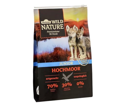 Dehner Wild Nature Hundefutter Hochmoor Trockenfutter getreidefrei zuckerfrei für Welpen und junge Ente 4
