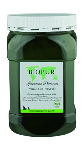 BIOPUR Bio Spirulina-Platensis-Pulver 400g für Hunde und Katzen