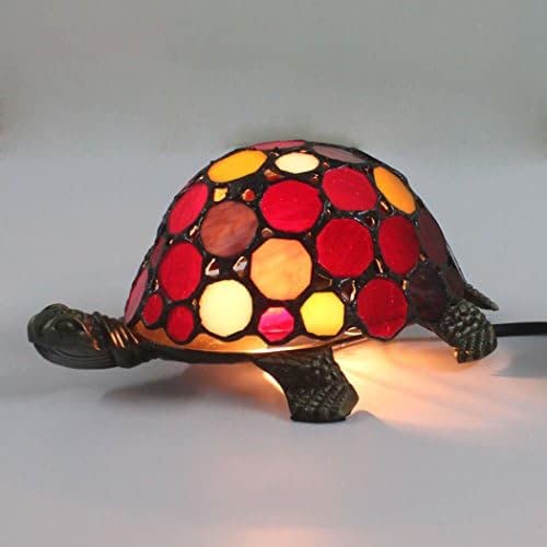 WAMBAS Europäische kreative bunte runde Stücke Schildkröte Schildkröte Cuckold Tischlampe Kinderlampe Nachtlicht