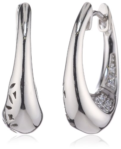 Esprit Jewels Damen-Creolen ovality glam 925 Sterling Silber ESCO90808A000