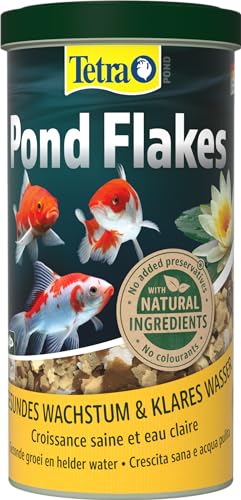  Pond Flakes   Flocken für kleinere junge Teichfische für eine abwechslungsreiche ausgewogene Ernährung 1 L Dose