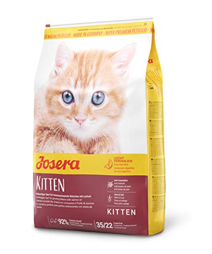 JOSERA Kitten 1x 10kg Katzenfutter eine optimale Entwicklung Super Premium Trockenfutter wachsende 1er Pack