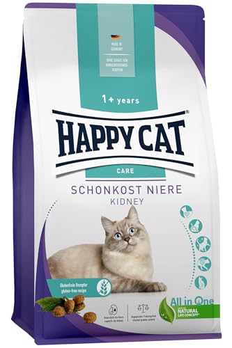 Happy Cat 70607   Care Schonkost Niere   nierenschonendes Trockenfutter mit Geflügel   1 3kg Inhalt