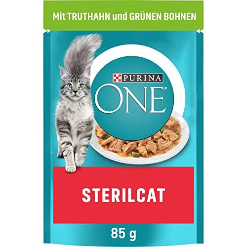  ONE STERILCAT zarte Stückchen für sterilisierte Katzen Truthahn 26x