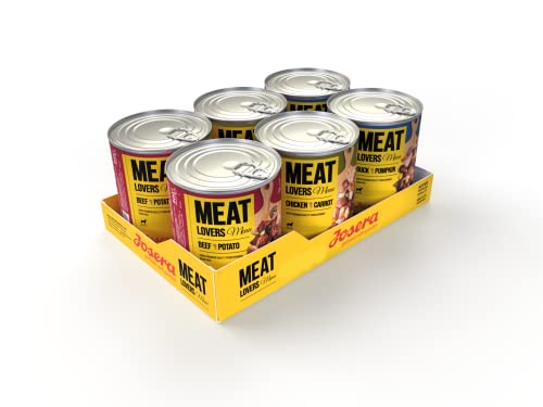 Josera Meat Lovers Menu Multipack für hoher Fleischanteil Alleinfuttermittel 6x800g