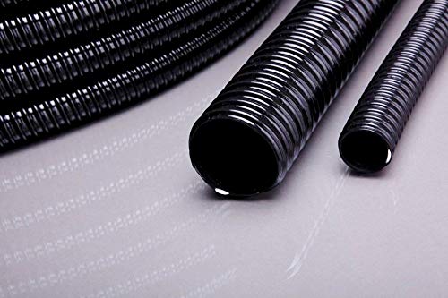 AquaOne Teichschlauch 25 mm 1 10 Meter schwarz Top Qualität Rolle PVC lichtundurchlässig Pumpe Filter