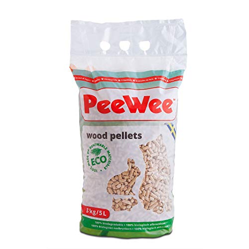 PeeWee Katzenstreu Holz Pellets 5 Liter