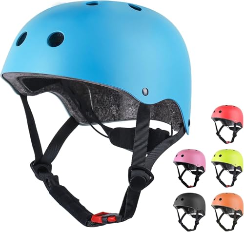  für 3 8 Jahre Jungen Mädchen Kleinkind Micro Scooter Helm Radfahren Helme Skateboard Helm Helmet blau