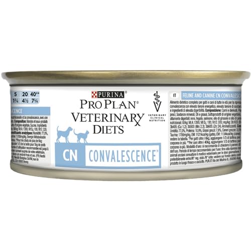 Purina Pro Plan Veterinary Diets Feline CN Convalescence 24 x 195 g Diät-Alleinfuttermittel für Katzen Zur Gewichtszunahme und Rekonvaleszenz Enthält Zink und Arginin