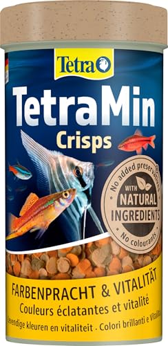 TetraMin Crisps   für alle Zierfische nährstoffreiche Mischung für gesunde und klares Wasser 250 ml Dose