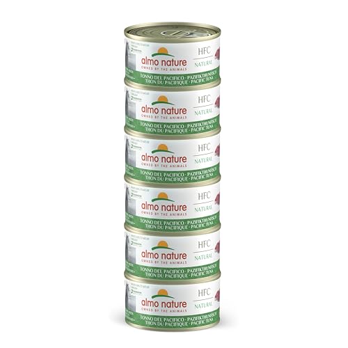 Almo Nature Megapack Katzenfutter nass - Pazifikthunfisch - 6er Pack 6x70g