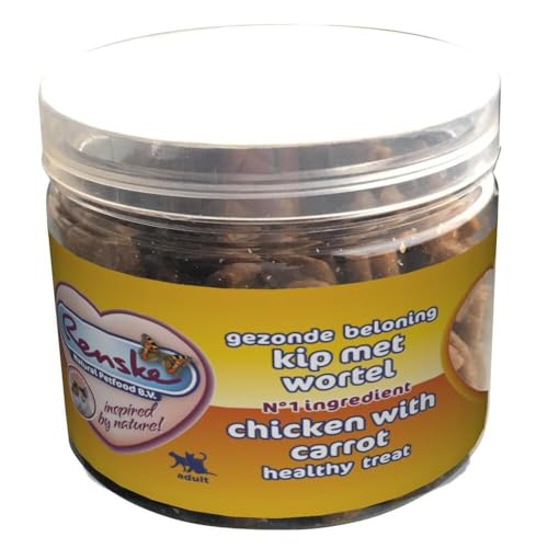 RENSKE Gesunde Belohnung Katzen-Leckerlis - Huhn Karotte - 100 g