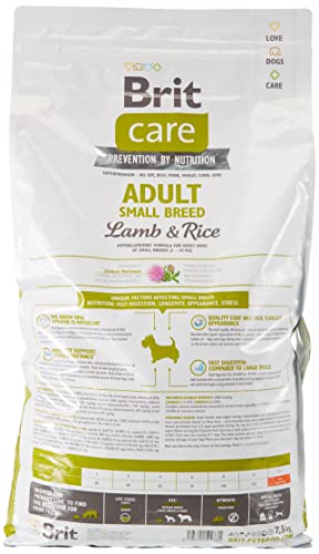 Brit Care Small Adult Lamb Rice Hundefutter für kleine Rassen 7 5 kg