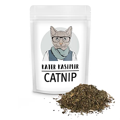 Katzenminze Catnip macht deine Katze froh Premium-Qualität Nur die hochwertigen Blüten und Blätter der Katzenminze-Pflanze für deinen kleinen Schatz geschnitten getrocknet . 30g Beutel