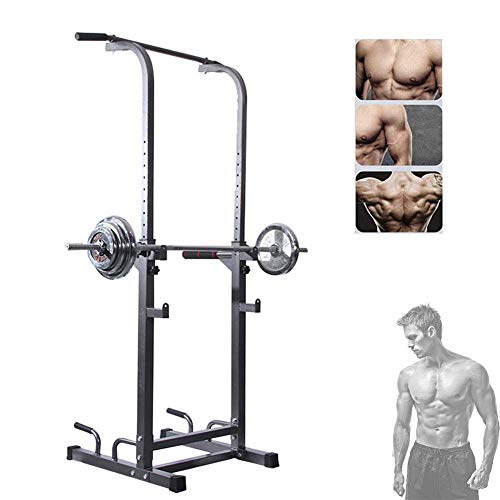 Ständer Multifunktion Fitness Squat Rack Gym Krafttraining Verstellbare Langhantelablage Home Klimmzüge Fitnessgeräte Schwarz