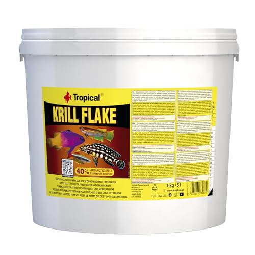 Tropical Krill Flake - Farbverstärkendes Flockenfutter mit Krill 1er Pack 1 x 5 l