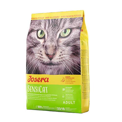 JOSERA SensiCat 1 x 2 kg Katzenfutter mit extra verträglicher Rezeptur Super Premium Trockenfutter für ausgewachsene und empfindliche Katzen
