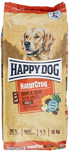 Happy Dog Premium   NaturCroq Rind Reis 15