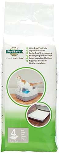 PetSafe Urinaufsaugende Pee Pads fÃ¼r Katzen KÃ¤tzchen Als ErgÃ¤nzung zum PetSafe Premium 4 er Pack