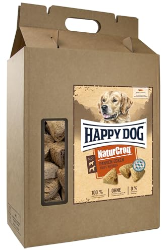 Happy Dog 60745 - NaturCroq Pansen-Ecken - Vollkorn-Snack für mittlere und große Hunde- 5 kg Inhalt