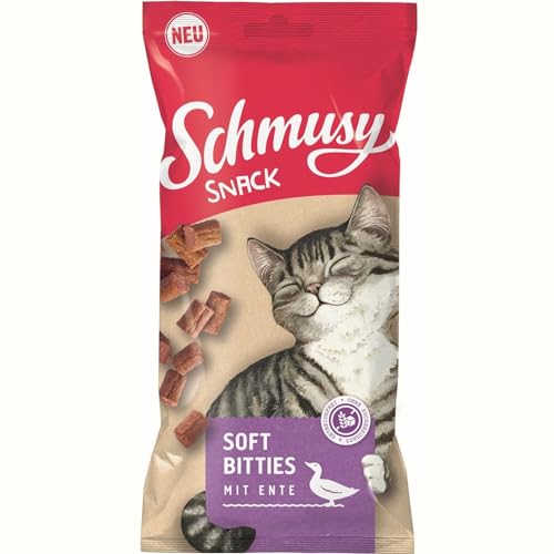  Snack Soft Bitties   Katzenleckerli Ente  Bundle   8x 60 g