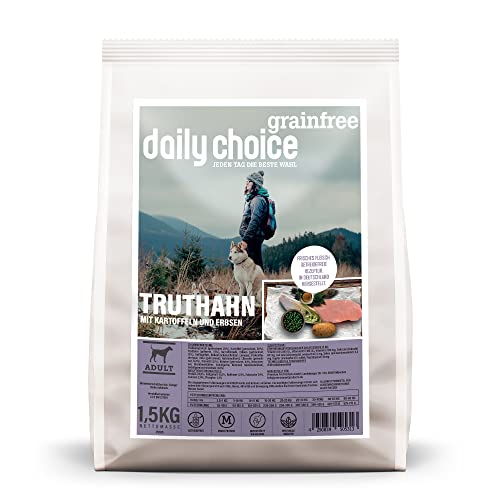 daily choice   Truthahn mit Kartoffeln Erbsen   Grainfree   1 5kg   Trockenfutter