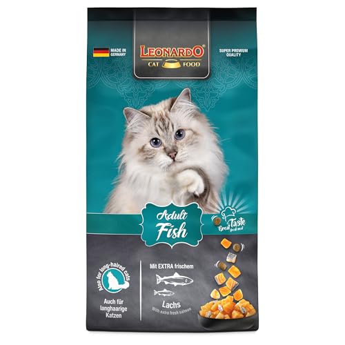 Leonardo Adult Fish 7 5kg Katzenfutter Trockenfutter für Katzen Alleinfuttermittel für ausgewachsene Katzen Aller Rassen ab 1 Jahr