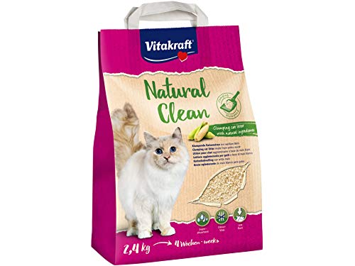 Vitakraft Natural Clean Katzenstreu auf weißer Maisbasis 2 4 kg