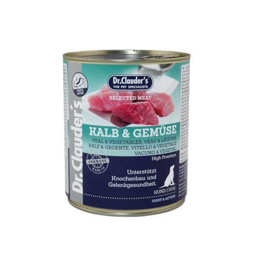 Dr. Clauder s Selected Meat - PreBiotics - Kalb Gemüse 6 x 800 g