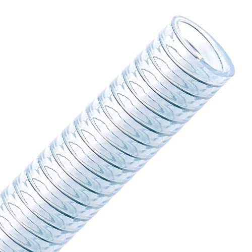 FLEXTUBE FT S 25mm 1 Meterware   PVC Spiralschlauch als Saugschlauch Druckschlauch Stahlspirale Lebensmittel Schlauch