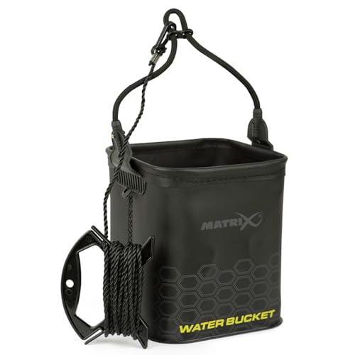 Fox Matrix Eva Water Bucket 4 5L - Falteimer zum Friedfischangeln Angeleimer für Futter Feedereimer Eimer